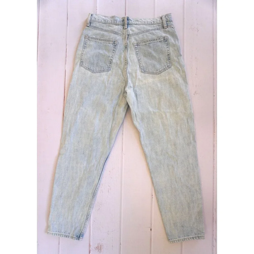 Gap Denim Light Blue Mom Jeans - Size 6/28 - Picture 5 of 6
